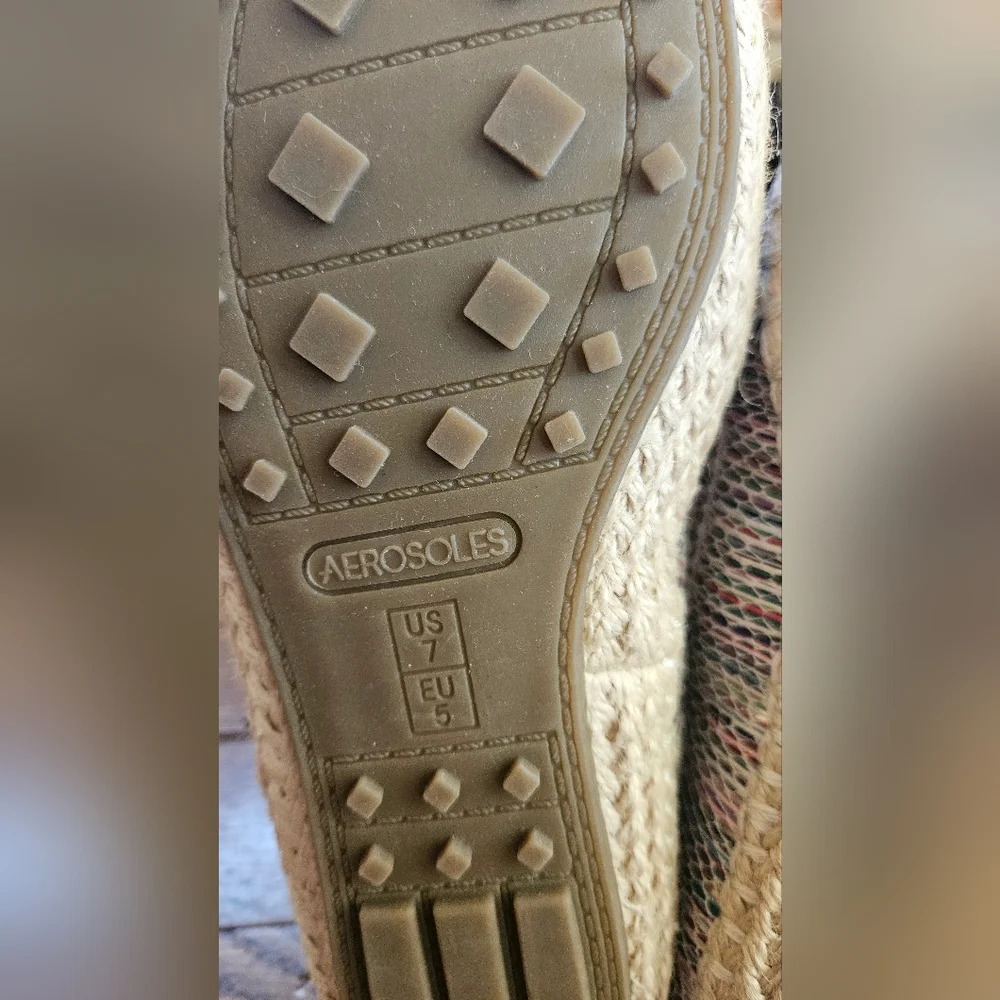Aerosoles Multicolor Slip On Espadrilles - Picture 9 of 9